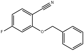 2-(Benzyloxy)-4-fluorobenzonitrile Structure