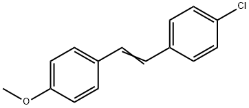 Benzene,1-chloro-4-[2-(4-methoxyphenyl)ethenyl]- Structure