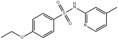 4-ethoxy-N-(4-methylpyridin-2-yl)benzenesulfonamide 구조식 이미지