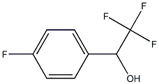 2,2,2-TRIFLUORO-1-(4-FLUOROPHENYL)ETHANOL Structure