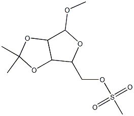 2-methoxy-7,7-dimethyl-4-(methylsulfonyloxymethyl)-3,6,8-trioxabicyclo[3.3.0]octane Structure