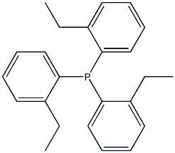 Phosphine, tris(2-ethylphenyl)- 구조식 이미지