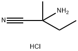 2-AMINO-2-METHYLBUTANENITRILE HCL Structure