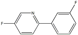 5-FLUORO-2-(3-FLUOROPHENYL)PYRIDINE Structure