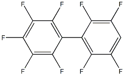 1,1'-Biphenyl, 2,2',3,3',4,5,5',6,6'-nonafluoro- Structure