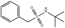 Benzenemethanesulfonamide, N-(1,1-dimethylethyl)- Structure