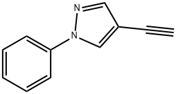 4-Ethynyl-1-phenyl-1H-pyrazole 구조식 이미지