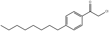2-chloro-1-(4-octylphenyl)-aceton 구조식 이미지