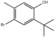 4-BROMO-2-(TERT-BUTYL)-5-METHYLPHENOL Structure
