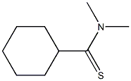 Cyclohexanecarbothioamide, N,N-dimethyl- Structure