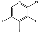 2-BROMO-5-CHLORO-3-FLUORO-4-IODOPYRIDINE 구조식 이미지