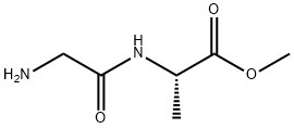 L-Alanine, N-glycyl-, methyl ester 구조식 이미지