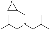 bis(2-methylpropyl)[(oxiran-2-yl)methyl]amine 구조식 이미지