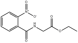 ethyl 2-[(2-nitrobenzoyl)amino]acetate 구조식 이미지