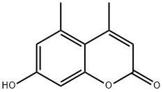 7-Hydroxy-4,5-dimethyl-chromen-2-one 구조식 이미지