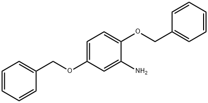 Benzenamine,2,5-bis(phenylmethoxy)- 구조식 이미지