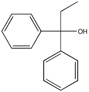 1,1-diphenylpropan-1-ol Structure