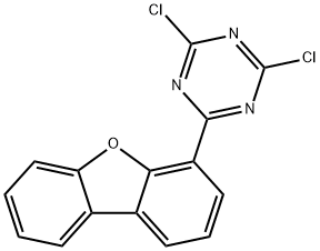 1,3,5-Triazine,2,4-dichloro-6-(4-dibenzofuranyl)- Structure