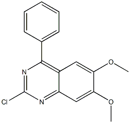 Quinazoline, 2-chloro-6,7-dimethoxy-4-phenyl- Structure