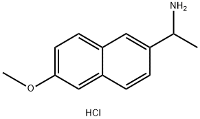 [1-(6-methoxy-2-naphthyl)ethyl]amine hydrochloride 구조식 이미지