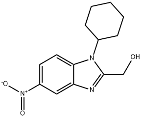 (1-cyclohexyl-5-nitrobenzimidazol-2-yl)methanol Structure