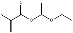 2-Propenoic acid, 2-methyl-, 1-ethoxyethyl ester Structure