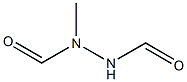 1,2-Hydrazinedicarboxaldehyde, 1-methyl- Structure