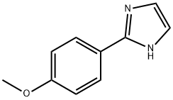 1H-Imidazole, 2-(4-methoxyphenyl)- 구조식 이미지