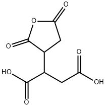 Butanedioic acid, (tetrahydro-2,5-dioxo-3-furanyl)- Structure