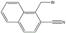 1-(bromomethyl)-2-naphthonitrile Structure