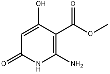 methyl 2-amino-4,6-dihydroxynicotinate 구조식 이미지