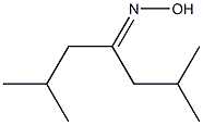 N-(2,6-dimethylheptan-4-ylidene)hydroxylamine Structure