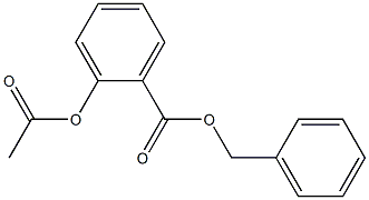 benzyl 2-acetyloxybenzoate 구조식 이미지