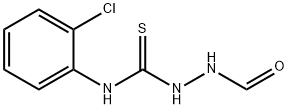 N-[(2-chlorophenyl)carbamothioylamino]formamide 구조식 이미지