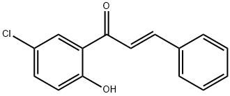 1-(5-Chloro-2-hydroxy-phenyl)-3-phenyl-propenone 구조식 이미지