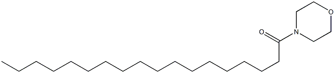 Morpholine, 4-(1-oxooctadecyl)- Structure