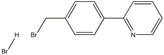 2-(4-(Bromomethyl)phenyl)pyridine hydrobromide Structure