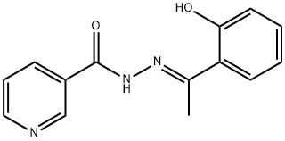 N'-[(1E)-1-(2-hydroxyphenyl)ethylidene]pyridine-3-carbohydrazide Structure