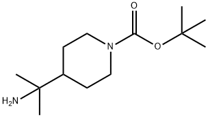 4-(2-Aminopropan-2-yl)-1-Boc-piperidine 구조식 이미지