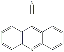 9-Acridinecarbonitrile 구조식 이미지