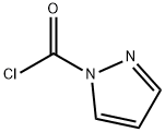Pyrazole-1-Carbonyl Chloride 구조식 이미지