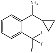 CYCLOPROPYL[2-(TRIFLUOROMETHYL)PHENYL]METHANAMINE Structure