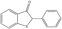2-Phenyl-2,3-dihydro-1-benzothiophen-3-one Structure