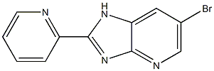 6-bromo-2-(pyridin-2-yl)-1H-imidazo[4,5-b]pyridine Structure