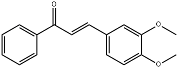 2-Propen-1-one,3-(3,4-dimethoxyphenyl)-1-phenyl-, (2E)- Structure
