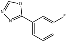 2-(3-Fluoro-phenyl)-[1,3,4]oxadiazole Structure