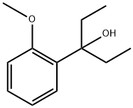 3-(2-METHOXYPHENYL)PENTAN-3-OL 구조식 이미지