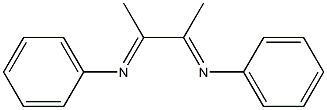 Benzenamine,N,N'-(1,2-dimethyl-1,2- ethanediylidene)bis- Structure