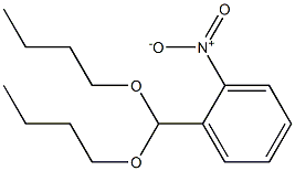 Benzene, 1-(dibutoxymethyl)-2-nitro- 구조식 이미지