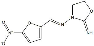 3-Oxazolidinamine,2-imino-N-[(5-nitro-2-furanyl)methylene]- 구조식 이미지